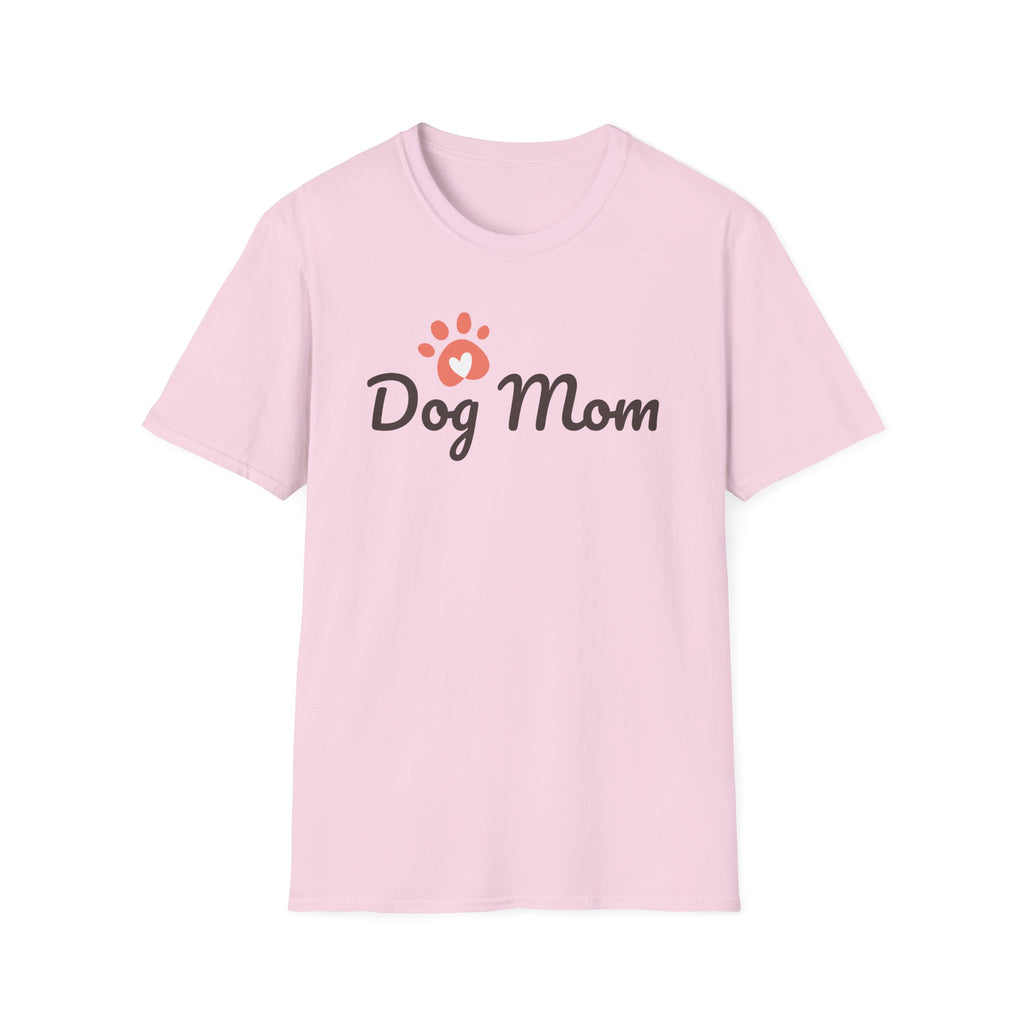Dog Mom T-Shirt — Cute Paw Print Tee for Dog Lovers, Perfect Gift for Mother’s Day