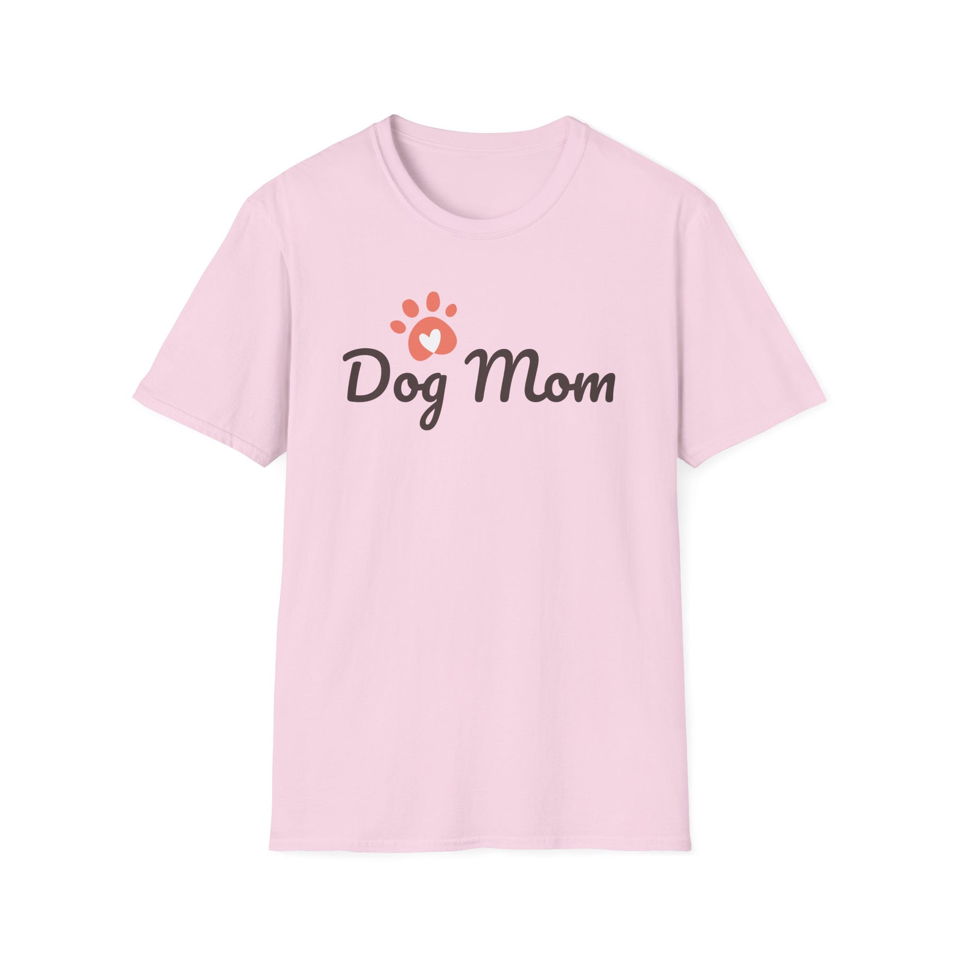 Dog Mom T-Shirt — Cute Paw Print Tee for Dog Lovers, Perfect Gift for Mother’s Day