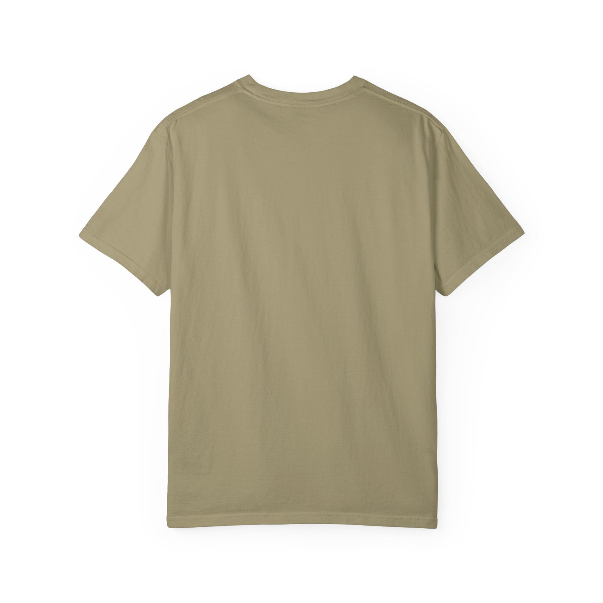 White Tee with Detailed Lying Tiger Illustration
