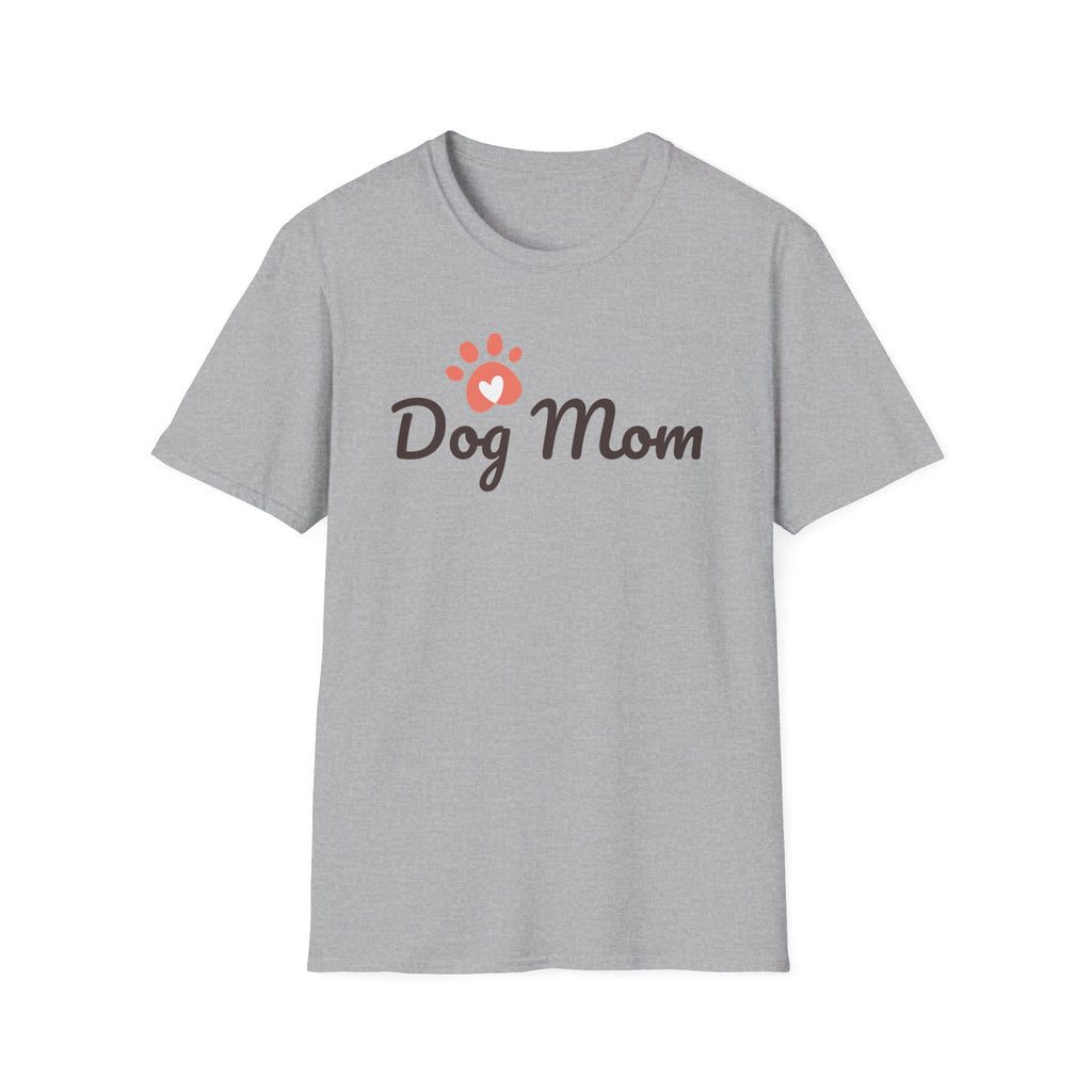 Dog Mom T-Shirt — Cute Paw Print Tee for Dog Lovers, Perfect Gift for Mother’s Day