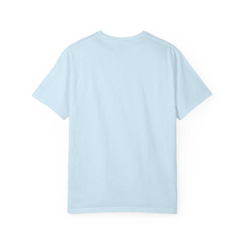 White Tee with Detailed Lying Tiger Illustration