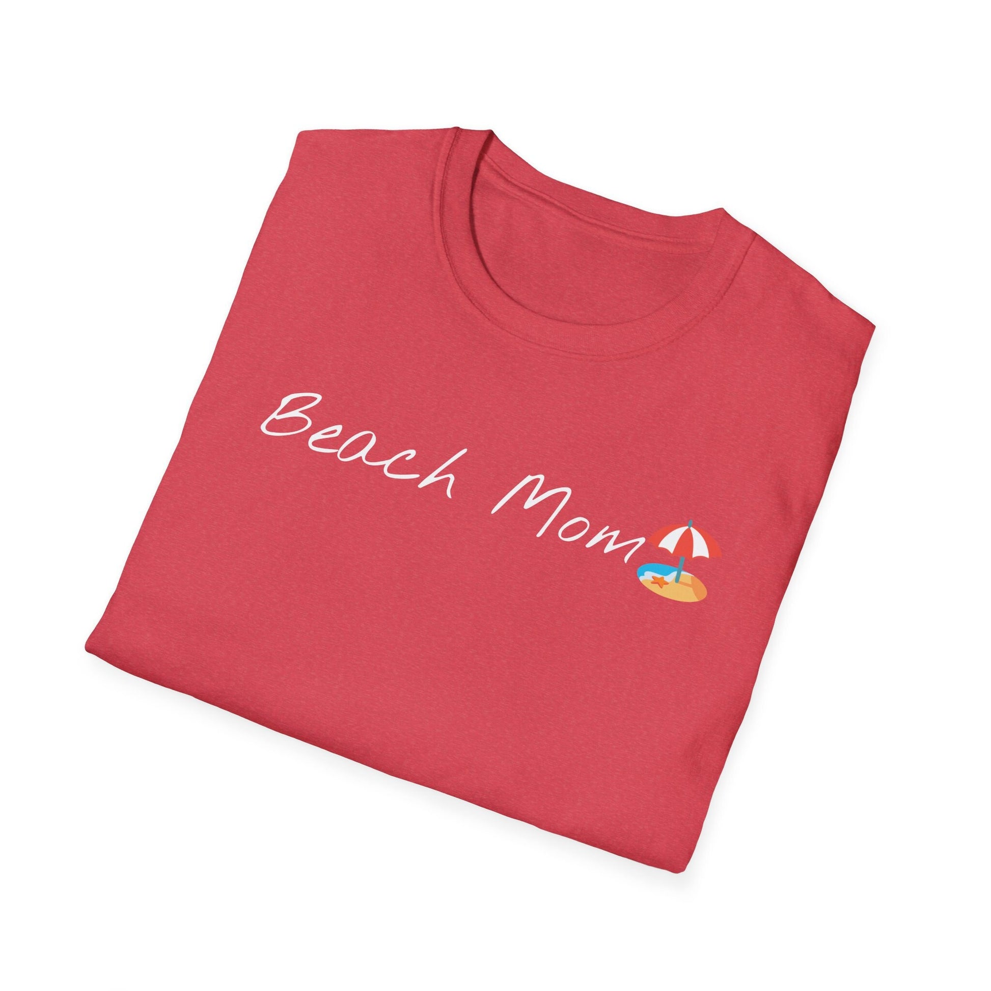 Beach Mom T-Shirt Mom life Beach vibes Vacation shirt mode summer fun Family vacation Mother's gift