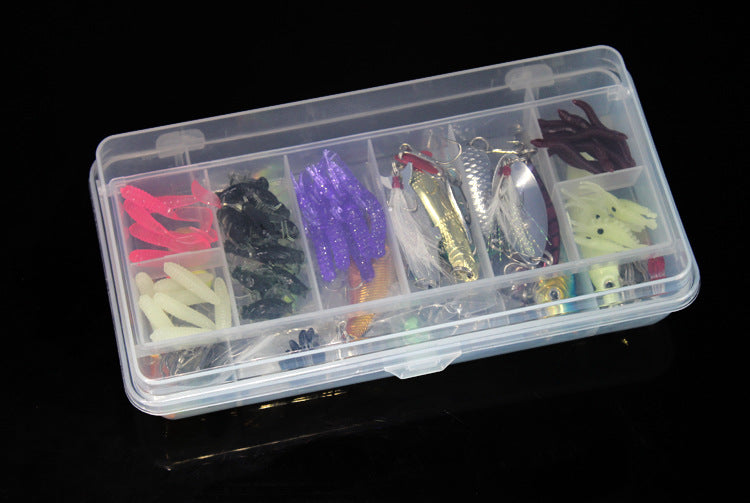 Fishing Gear Gift for the fisherman or women 100 pieces + box set Soft Bait Set