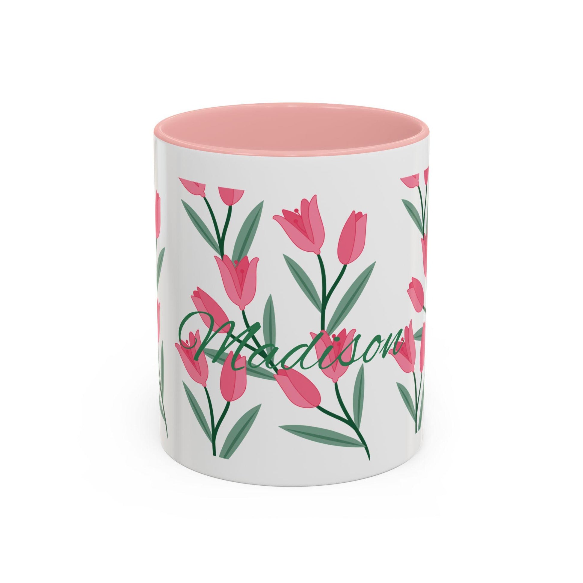 Personalized Colorful Matisse Accent Mug | Floral Art Lover Gift, Home Decor, Coffee Cup, Kitchenware, Unique Gift for Her