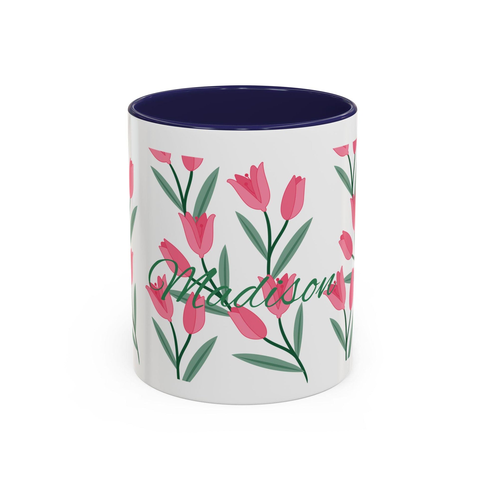 Personalized Colorful Matisse Accent Mug | Floral Art Lover Gift, Home Decor, Coffee Cup, Kitchenware, Unique Gift for Her