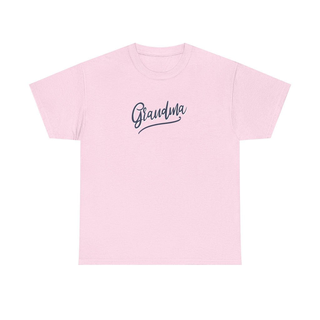 Grandma Unisex Heavy Cotton Tee, Gift for Grandma, Mother's Day Gift, Family Reunion Shirt, Comfortable Everyday Wear