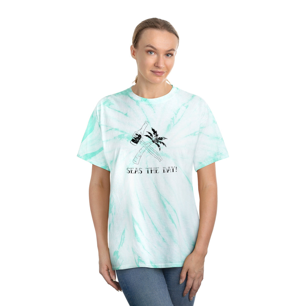 Tie Dye Seas the Day! Tie-Dye Tee cruise t-shirt beach t-shirt