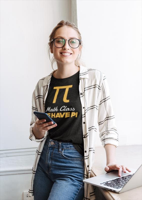 Back to school Math T-Shirt gift for teacher or math student Math class t-shirt "Math Class We have PI" back to school
