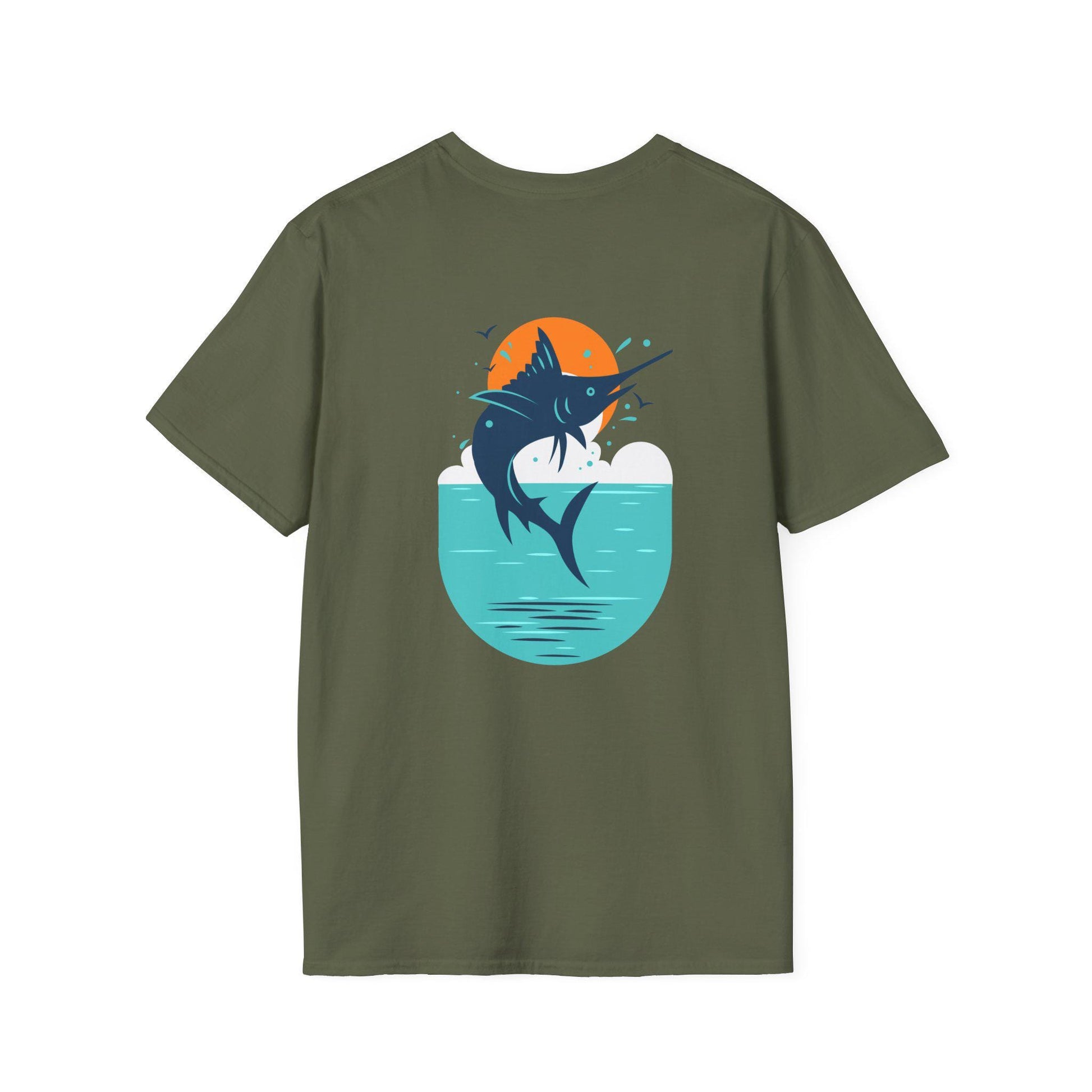 Fishing Adventure Unisex Softstyle T-Shirt - Great for Anglers, Beach Days, Summer Vibes, Gifts for Him/Her, Ocean Enthusiasts, Fishing