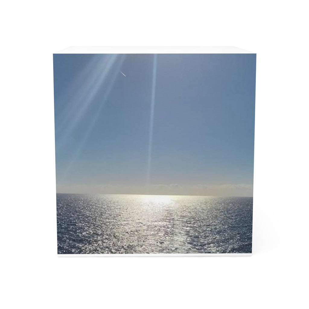 Ocean Sunlight Note Cube – Seaside Sticky Memo Block