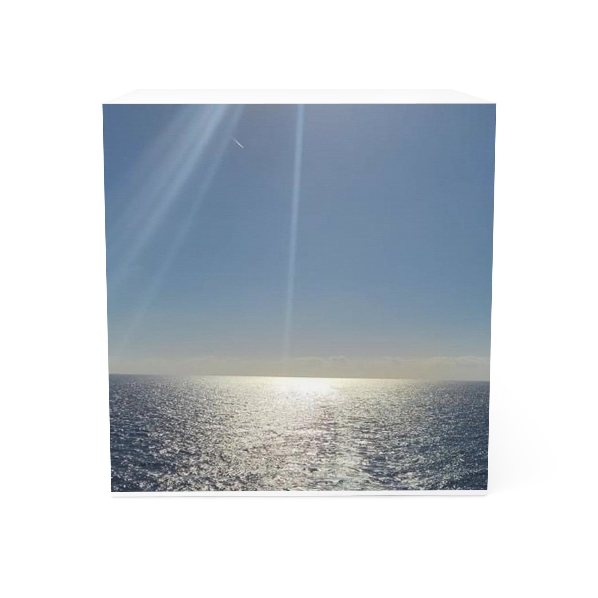 Ocean Sunlight Note Cube – Seaside Sticky Memo Block