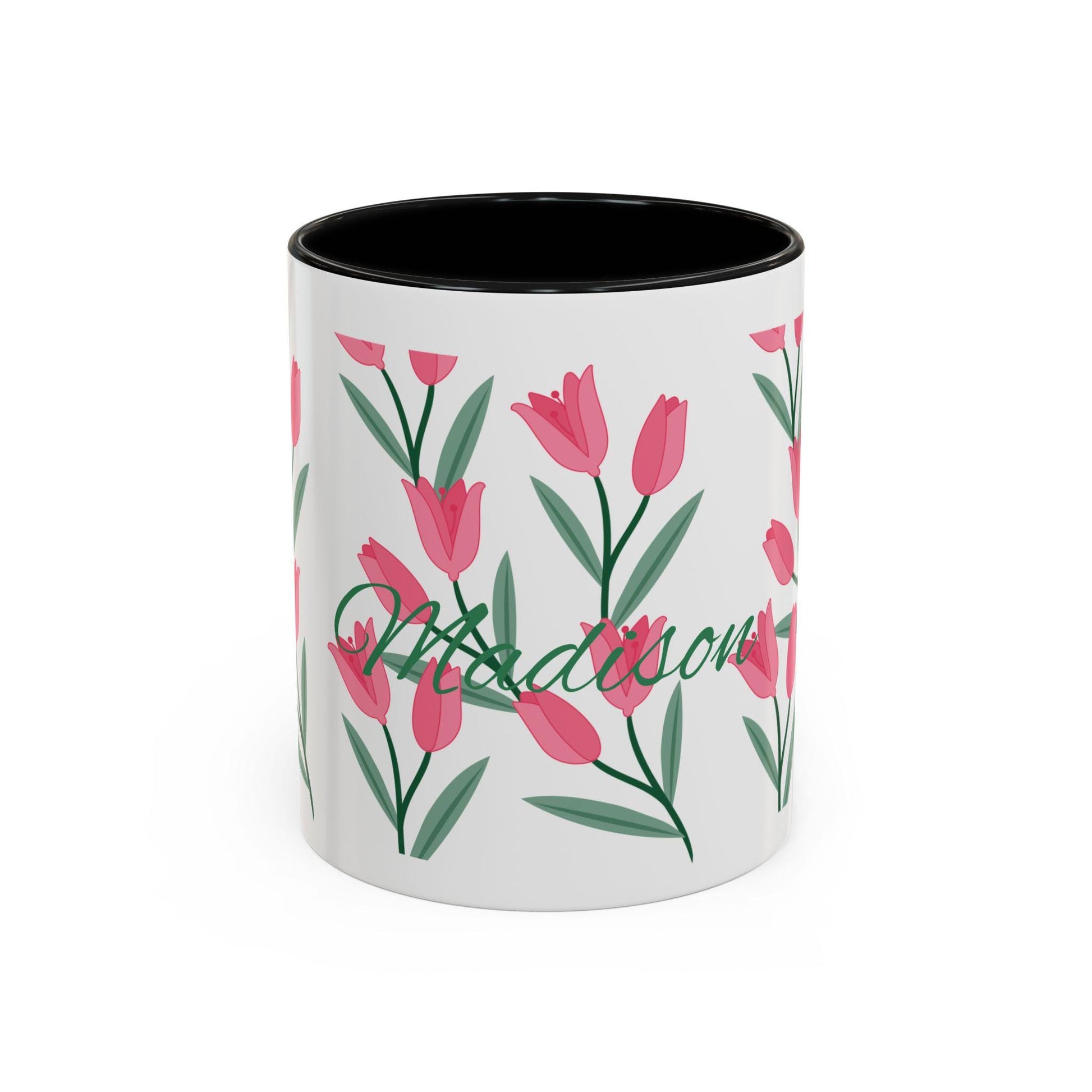 Personalized Colorful Matisse Accent Mug | Floral Art Lover Gift, Home Decor, Coffee Cup, Kitchenware, Unique Gift for Her