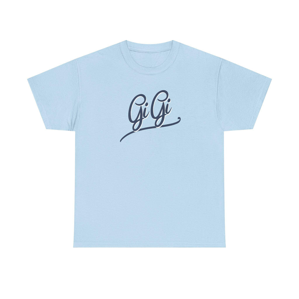 Gi Gi Unisex Heavy Cotton Tee - Casual Comfort, Gift for Friends, Family Reunion, Birthday, Everyday Wear, Comfortable Graphic Tee, Family