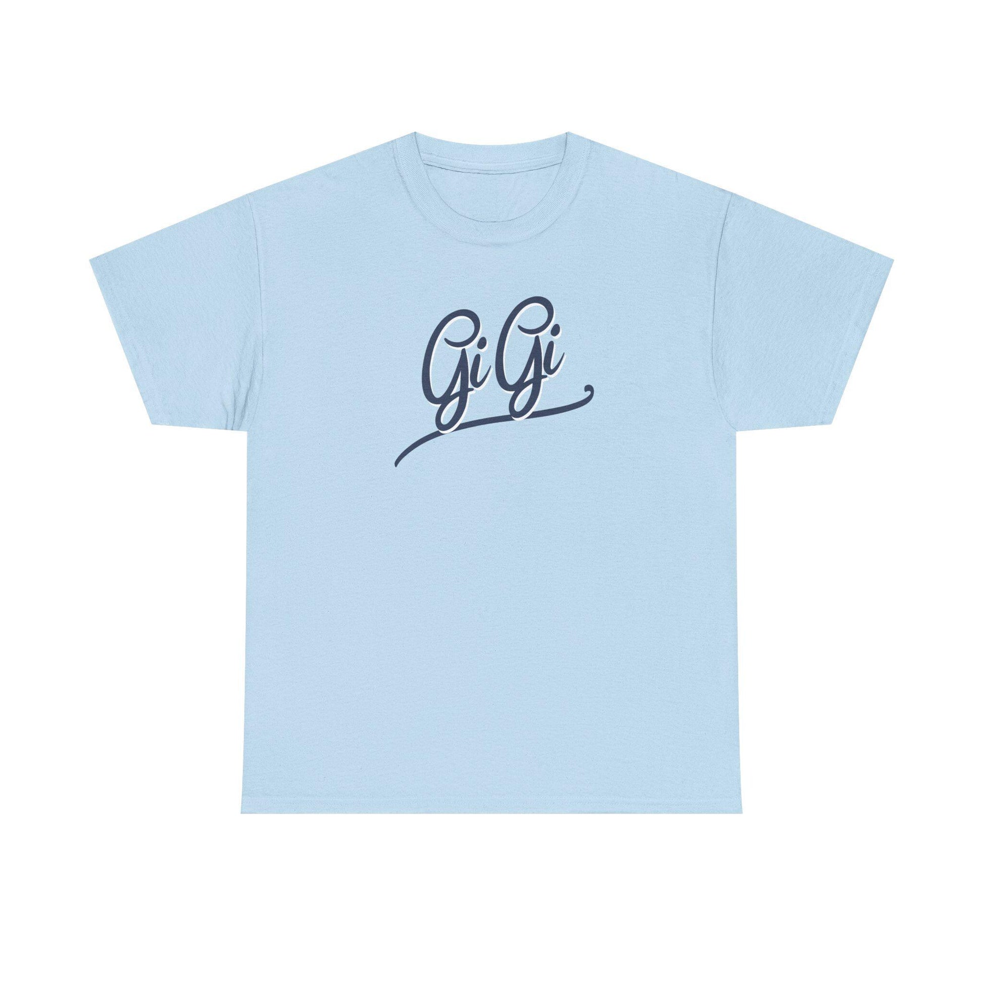 Gi Gi Unisex Heavy Cotton Tee - Casual Comfort, Gift for Friends, Family Reunion, Birthday, Everyday Wear, Comfortable Graphic Tee, Family