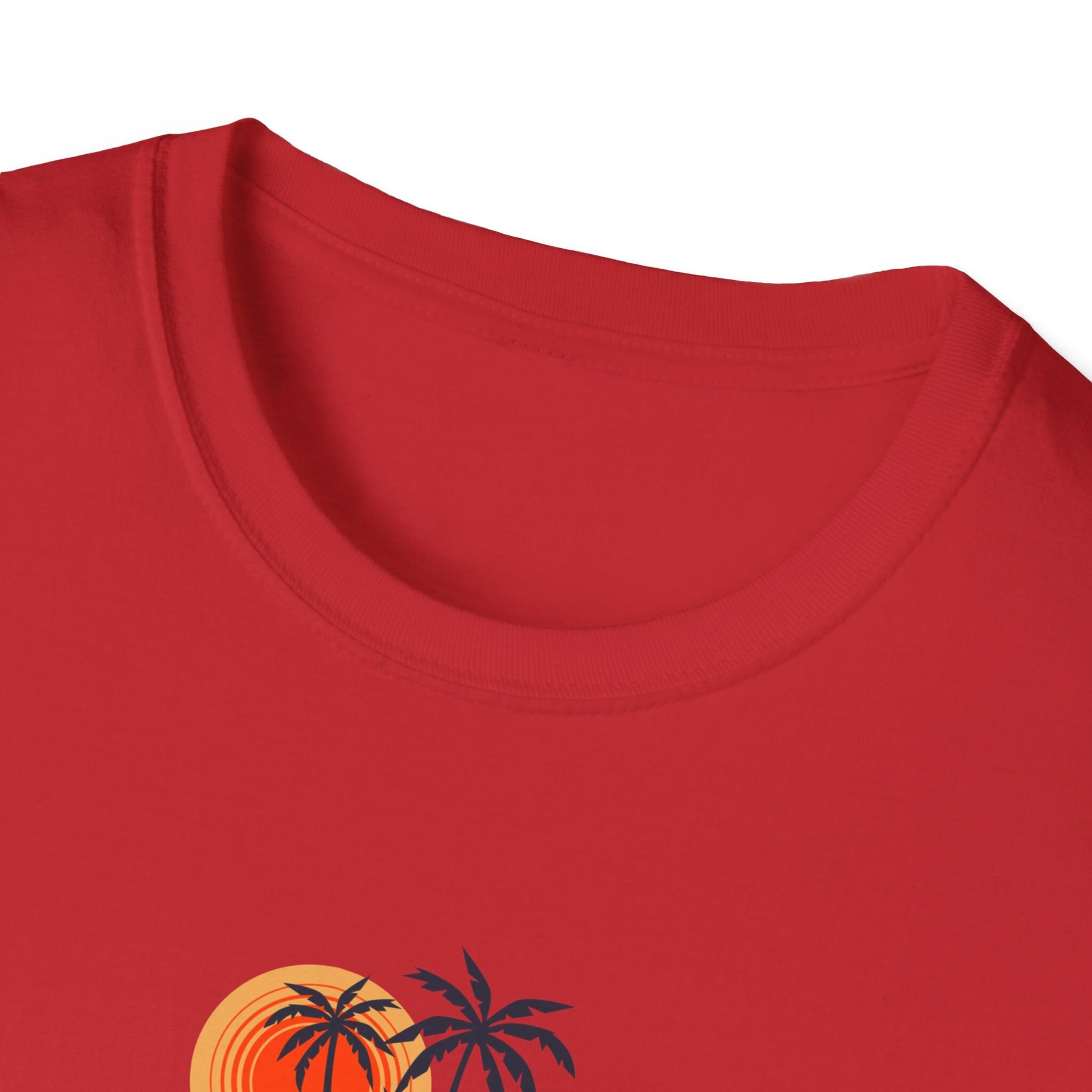 Coffee Sunrise Beach Happy Unisex Softstyle T-Shirt