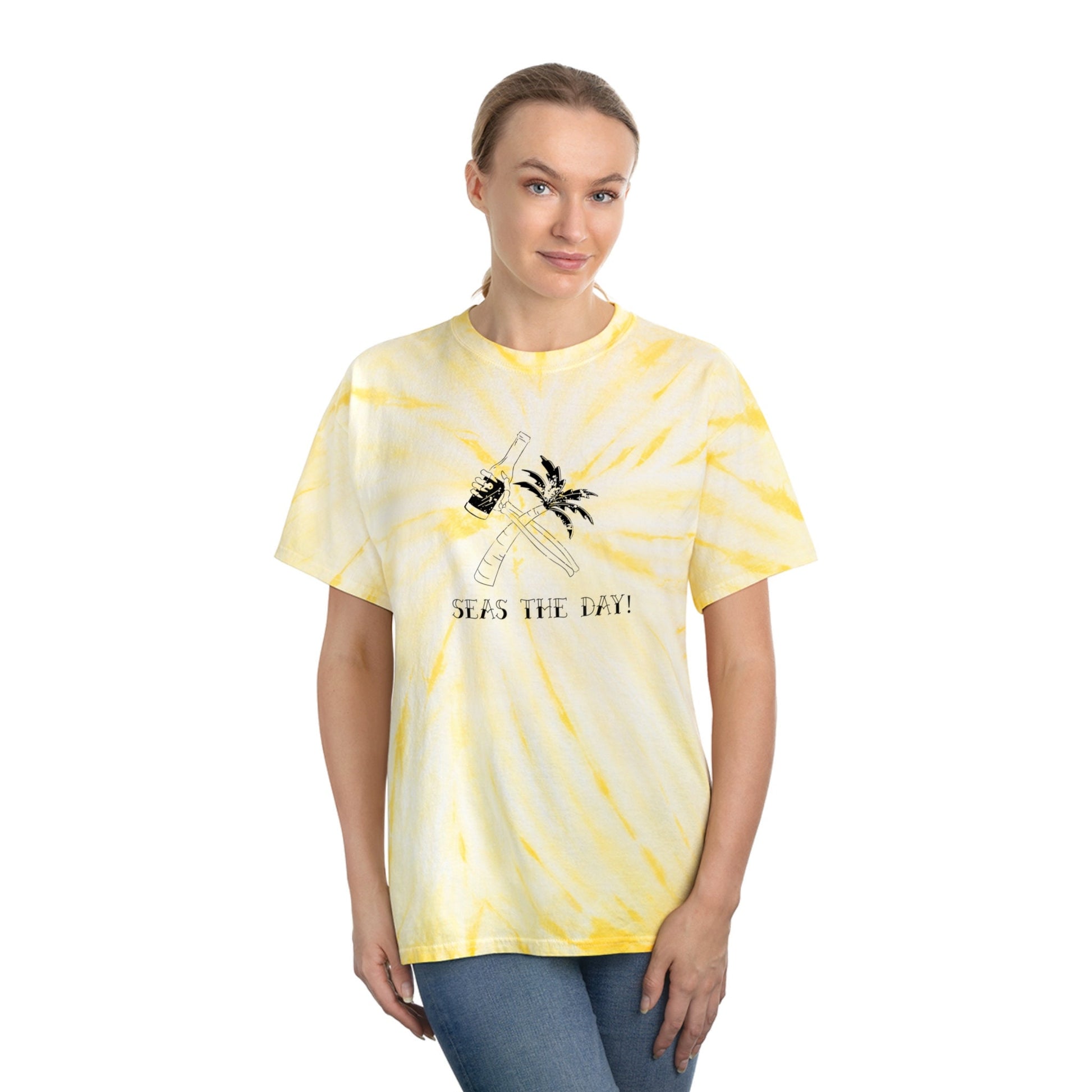 Tie Dye Seas the Day! Tie-Dye Tee cruise t-shirt beach t-shirt