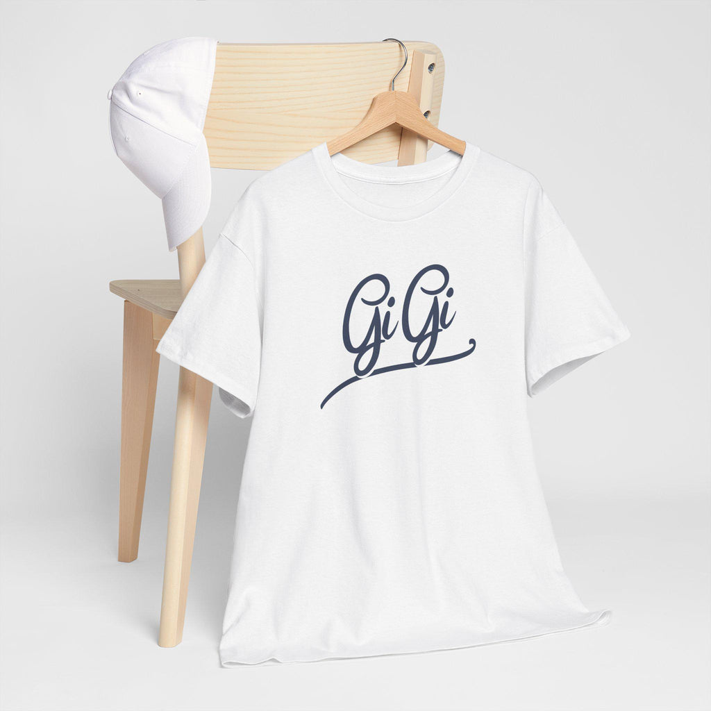 Gi Gi Unisex Heavy Cotton Tee - Casual Comfort, Gift for Friends, Family Reunion, Birthday, Everyday Wear, Comfortable Graphic Tee, Family