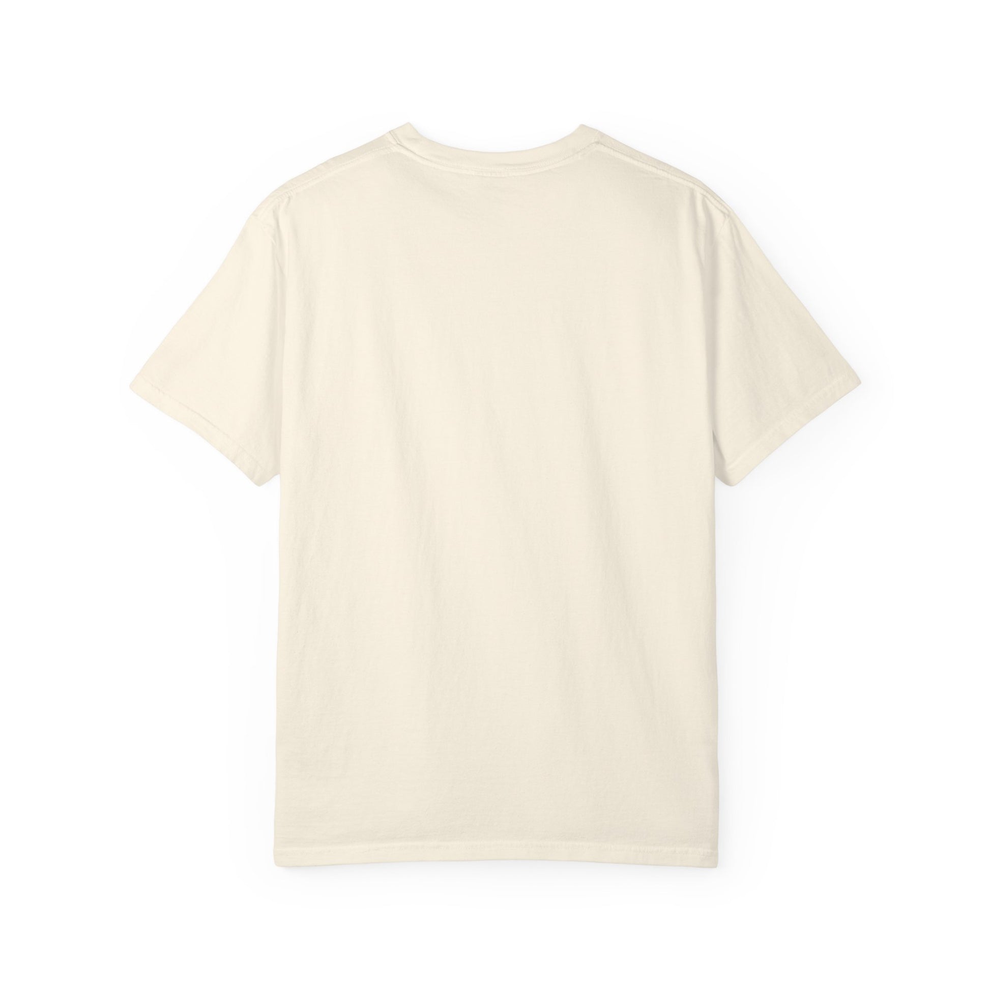 White Tee with Detailed Lying Tiger Illustration