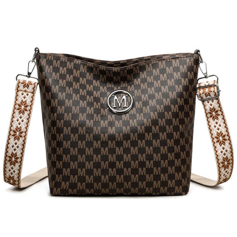 Crossbody or Shoulder Bag Soft Leather Retro Fashion Soft Leather Shoulder Bag