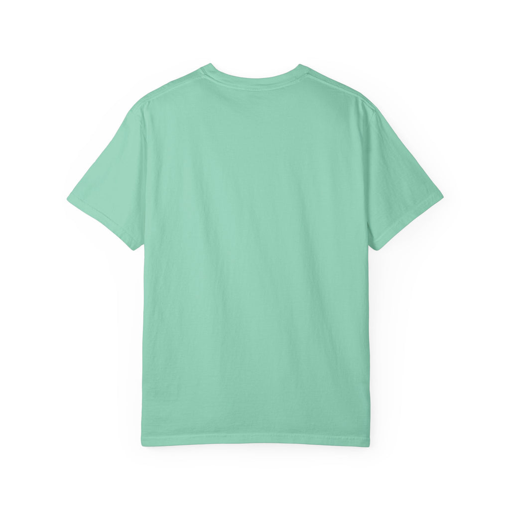 White Tee with Detailed Lying Tiger Illustration