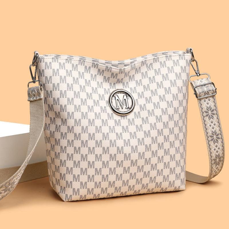 Crossbody or Shoulder Bag Soft Leather Retro Fashion Soft Leather Shoulder Bag