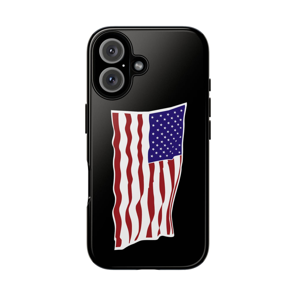 American Flag iPhone Case, Tough Cases, Patriotic Gift, USA Pride, Independence Day, Veteran's Day, Custom Phone Cover