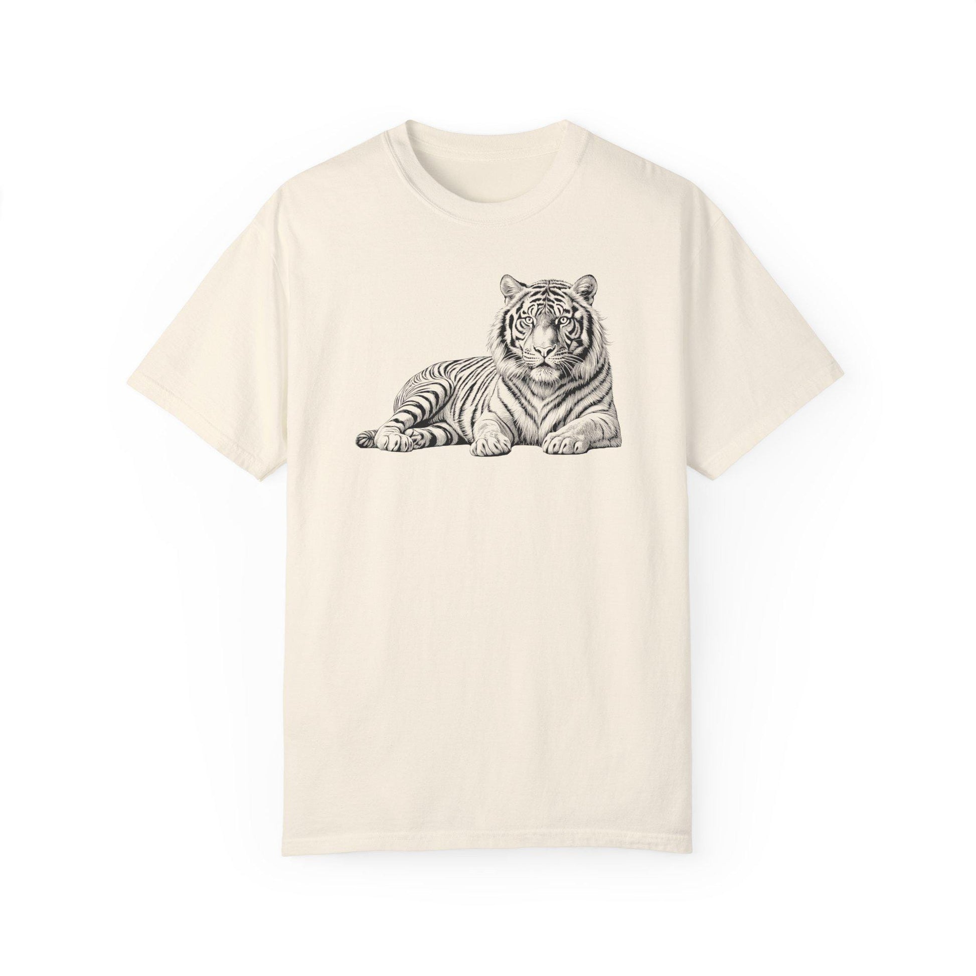 Tiger Graphic Unisex T-Shirt | Animal Lover Tee, Casual Wear, Wildlife Shirt, Gift for Nature Lovers, Comfort Fit
