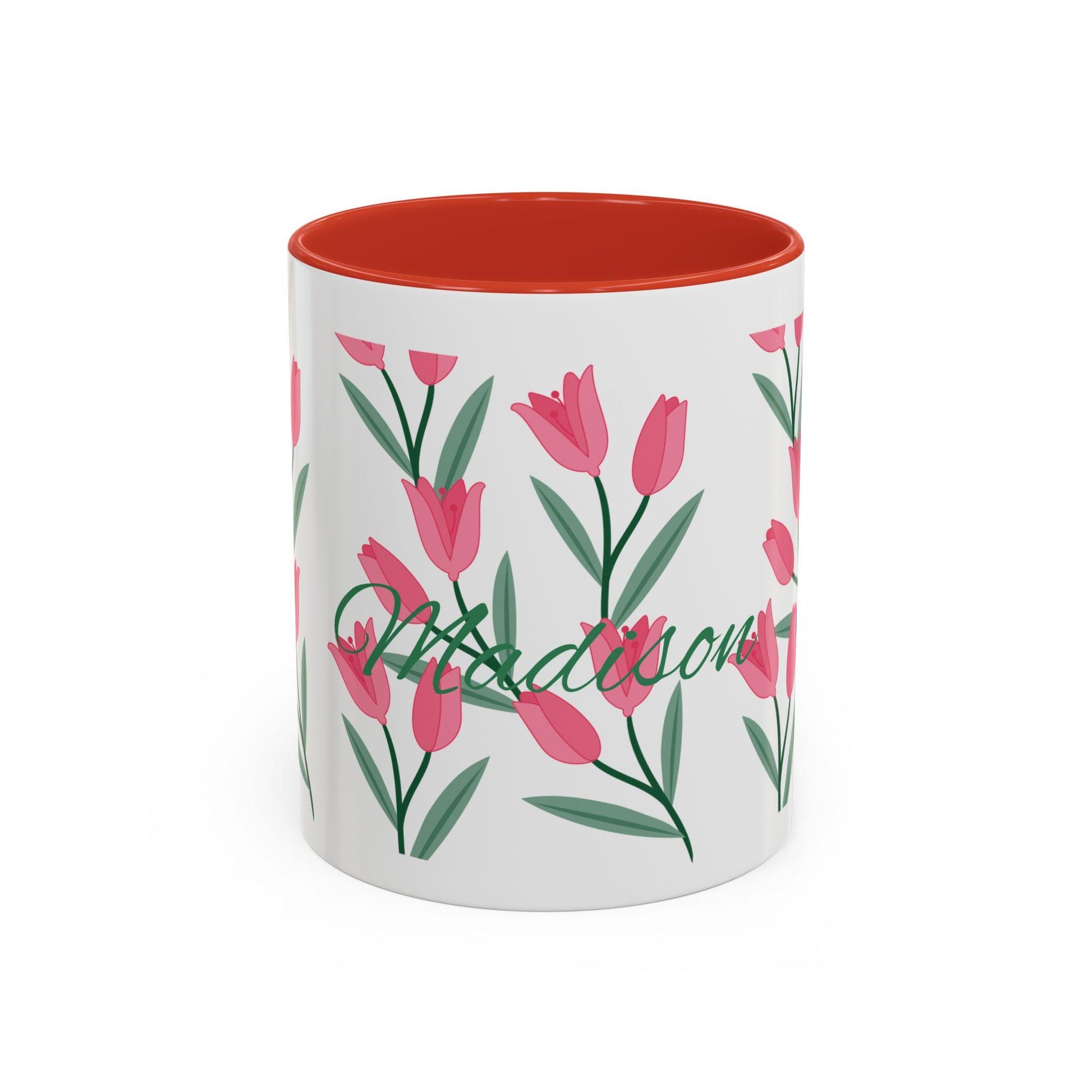 Personalized Colorful Matisse Accent Mug | Floral Art Lover Gift, Home Decor, Coffee Cup, Kitchenware, Unique Gift for Her