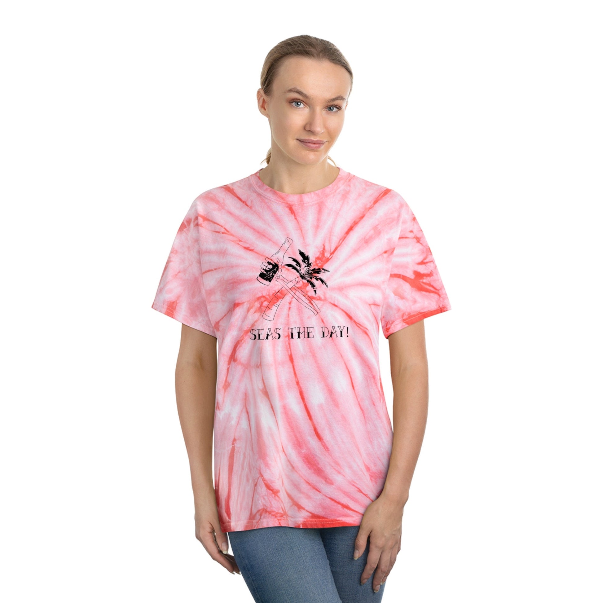 Tie Dye Seas the Day! Tie-Dye Tee cruise t-shirt beach t-shirt