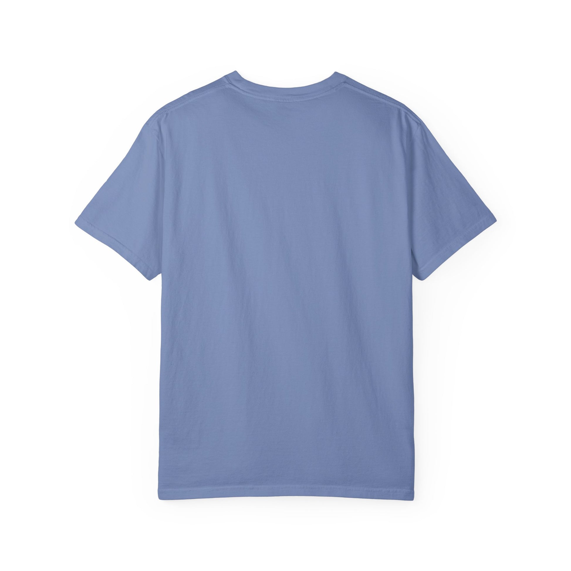 White Tee with Detailed Lying Tiger Illustration