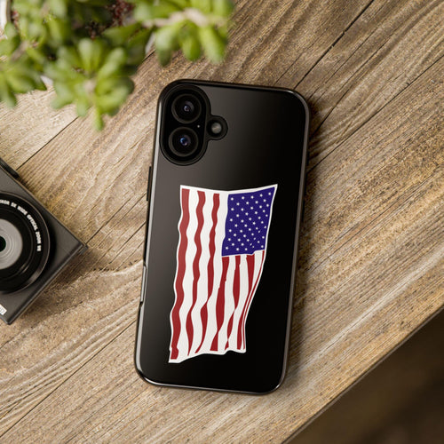 American Flag iPhone Case, Tough Cases, Patriotic Gift, USA Pride, Independence Day, Veteran's Day, Custom Phone Cover