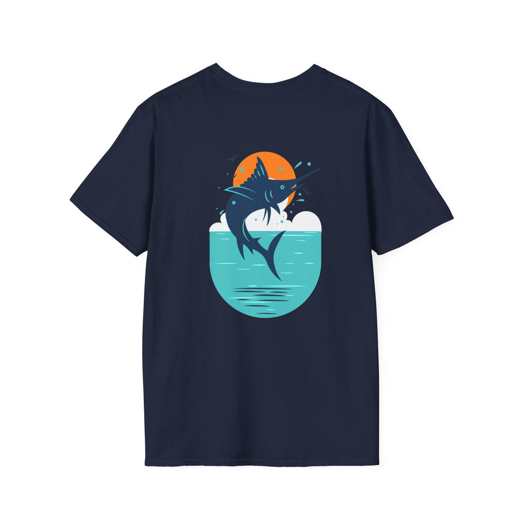 Fishing Adventure Unisex Softstyle T-Shirt - Great for Anglers, Beach Days, Summer Vibes, Gifts for Him/Her, Ocean Enthusiasts, Fishing