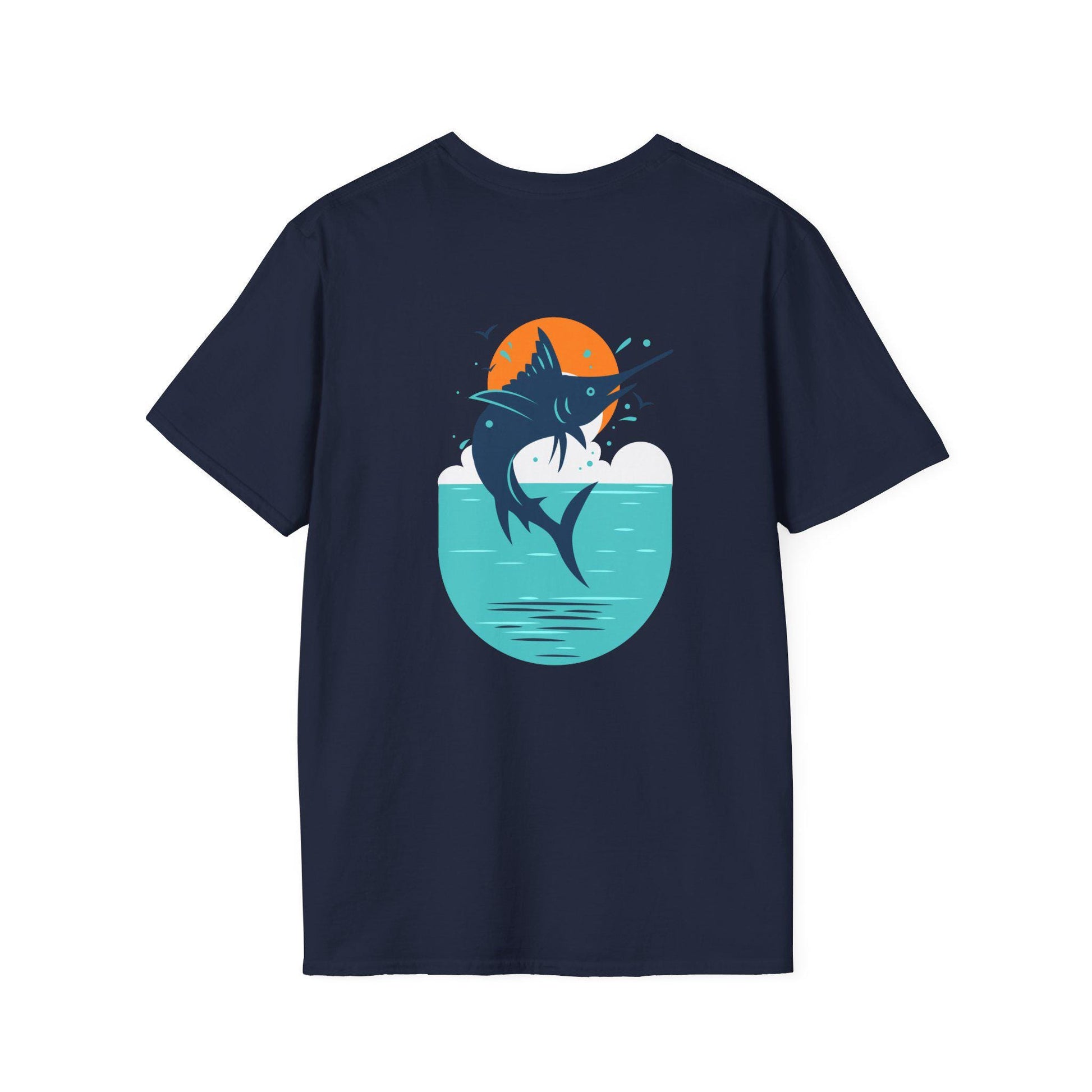 Fishing Adventure Unisex Softstyle T-Shirt - Great for Anglers, Beach Days, Summer Vibes, Gifts for Him/Her, Ocean Enthusiasts, Fishing
