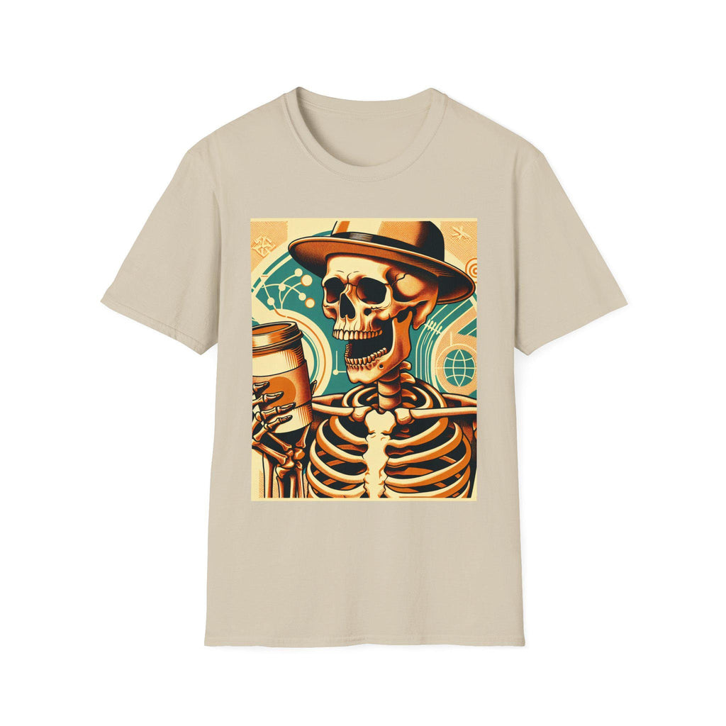 Fun spooky and scary Halloween t-shirt coffee to go