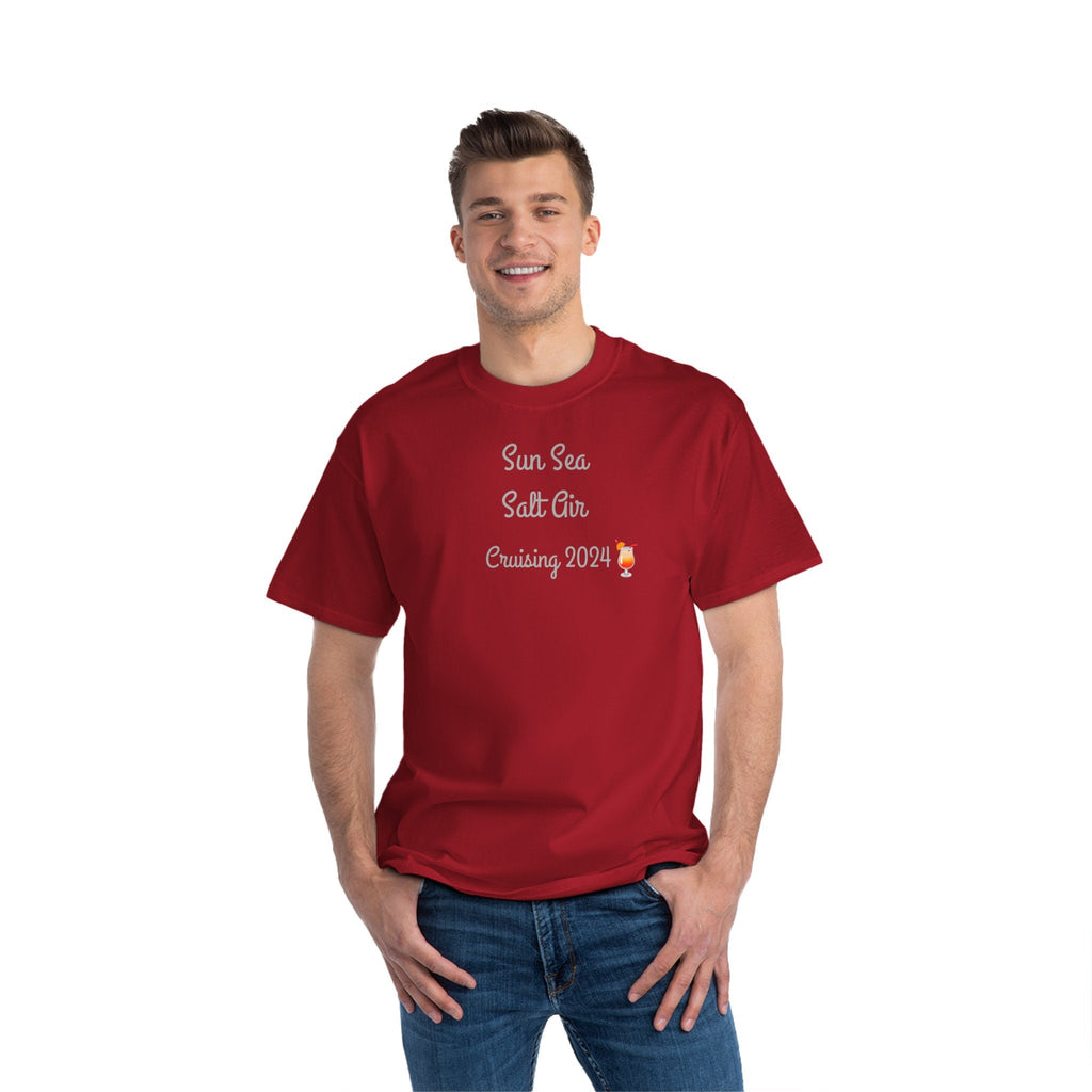 cruise T-Shirt Sun Sea Salt Air Cruising 2024 Beefy-T® Short-Sleeve T-Shirt