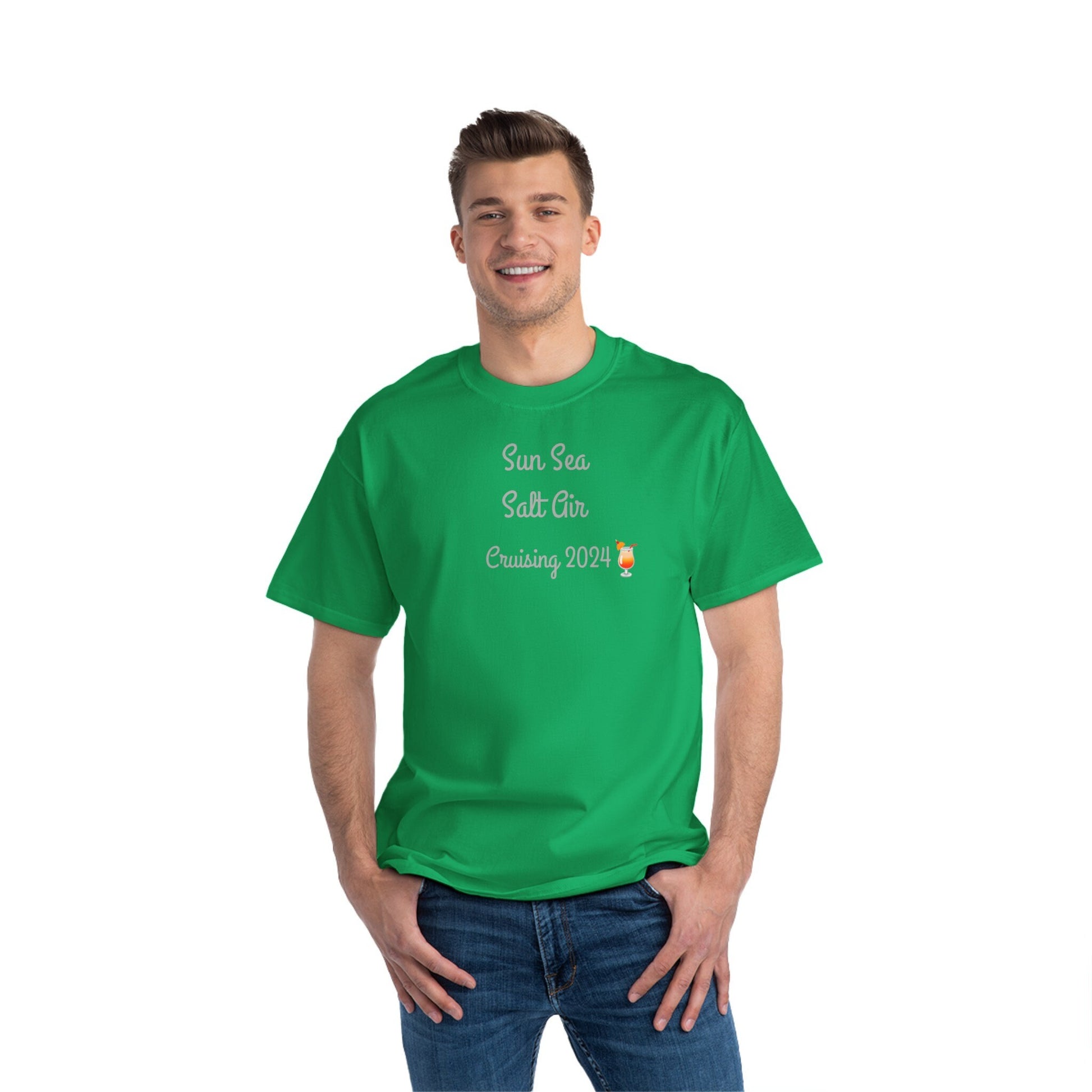 cruise T-Shirt Sun Sea Salt Air Cruising 2024 Beefy-T® Short-Sleeve T-Shirt
