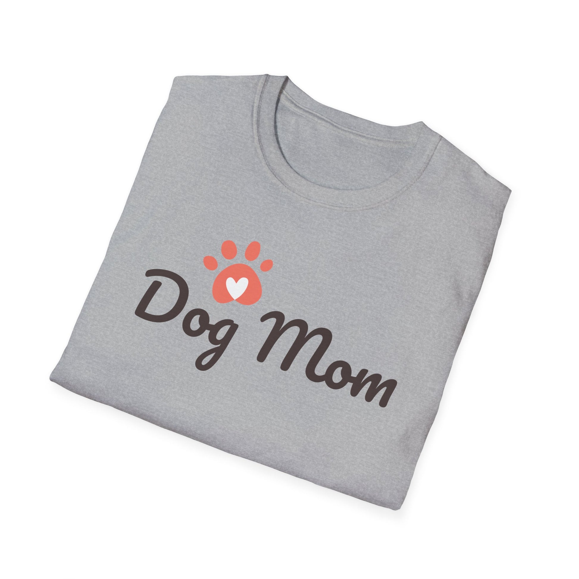 Dog Mom T-Shirt — Cute Paw Print Tee for Dog Lovers, Perfect Gift for Mother’s Day