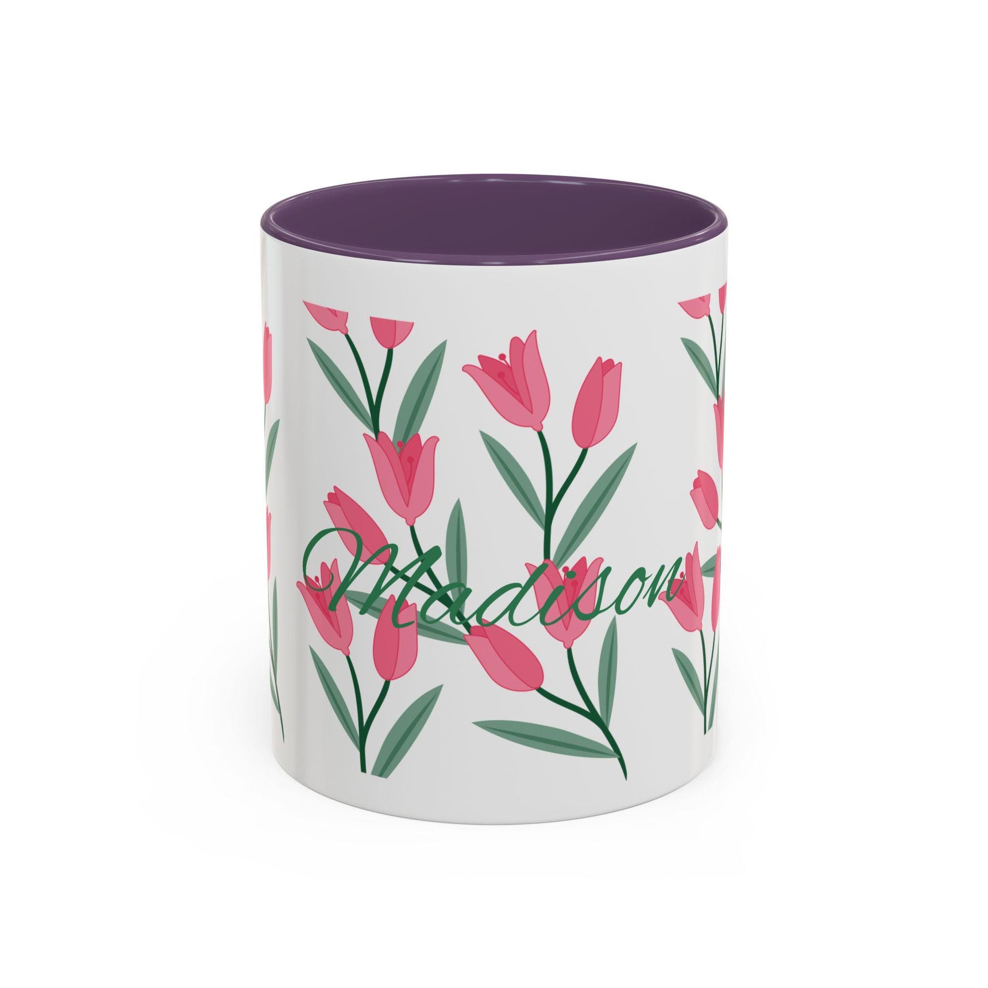 Personalized Colorful Matisse Accent Mug | Floral Art Lover Gift, Home Decor, Coffee Cup, Kitchenware, Unique Gift for Her