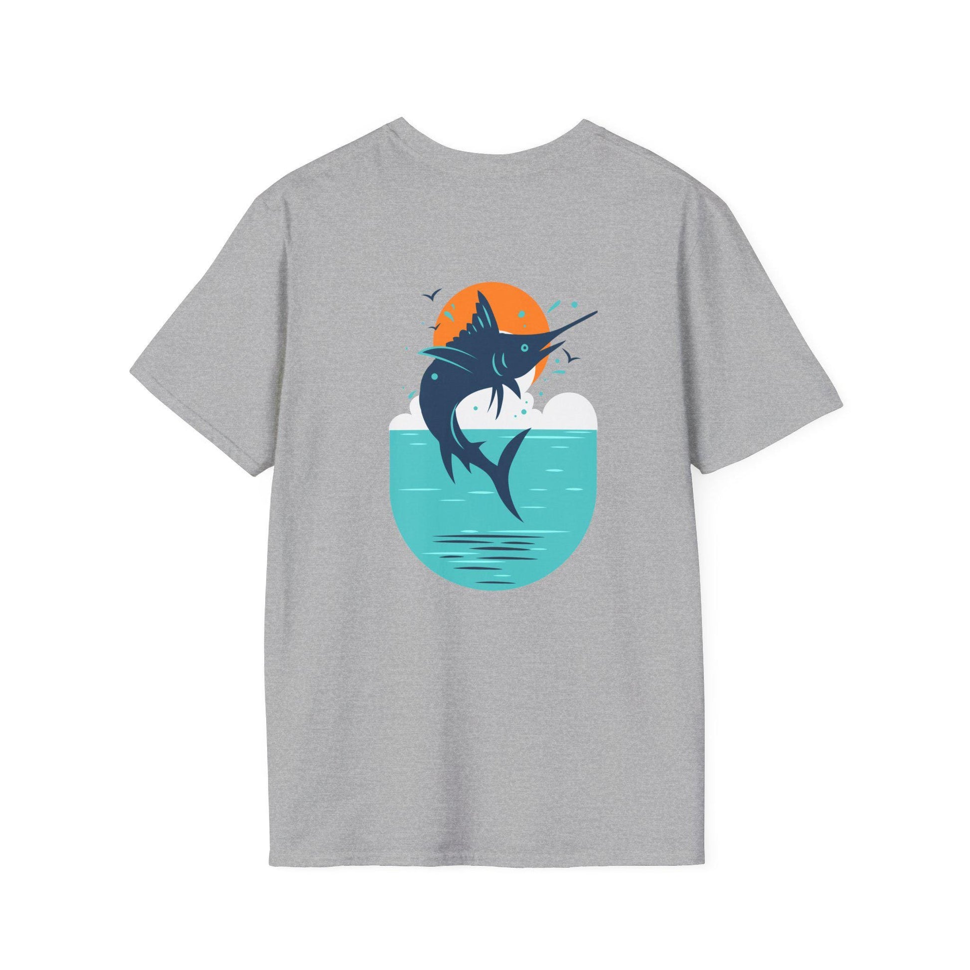 Fishing Adventure Unisex Softstyle T-Shirt - Great for Anglers, Beach Days, Summer Vibes, Gifts for Him/Her, Ocean Enthusiasts, Fishing