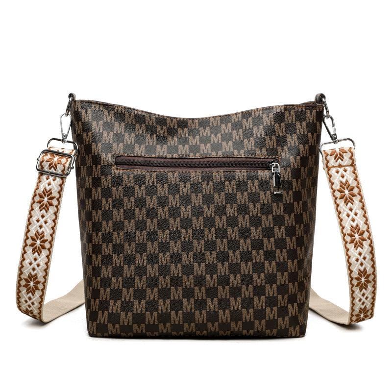 Crossbody or Shoulder Bag Soft Leather Retro Fashion Soft Leather Shoulder Bag