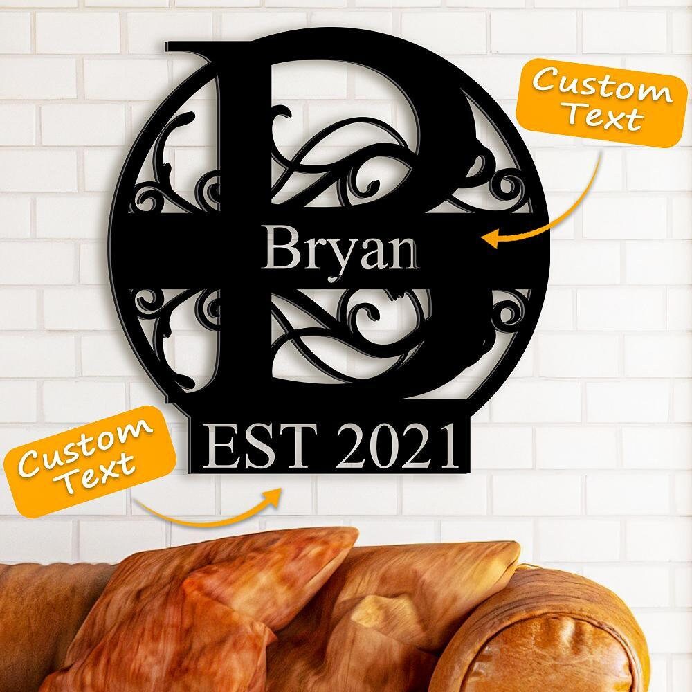Custom Family Name Decor Last Name Sign Best Wedding, new Baby or Anniversary Gift for Your Loved Ones or Friends