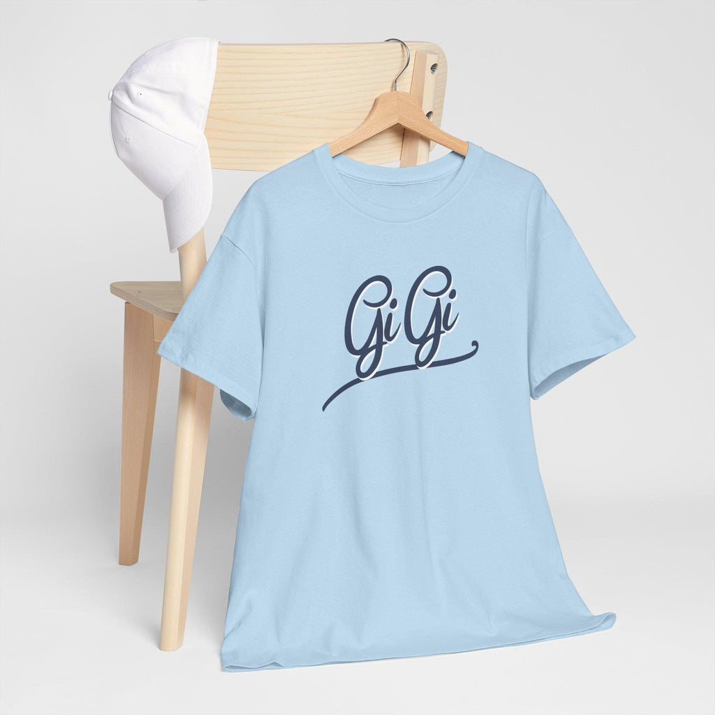 Gi Gi Unisex Heavy Cotton Tee - Casual Comfort, Gift for Friends, Family Reunion, Birthday, Everyday Wear, Comfortable Graphic Tee, Family