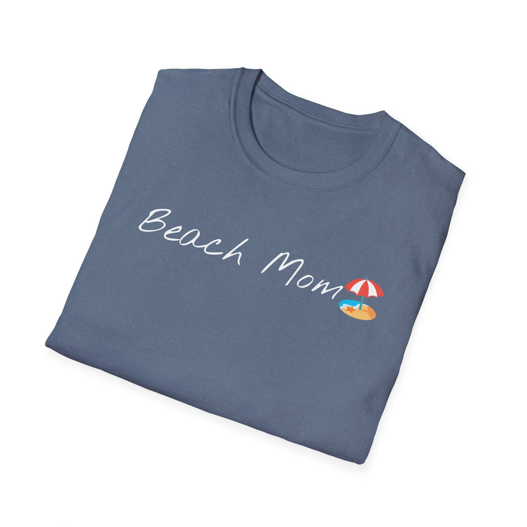 Beach Mom T-Shirt Mom life Beach vibes Vacation shirt mode summer fun Family vacation Mother's gift