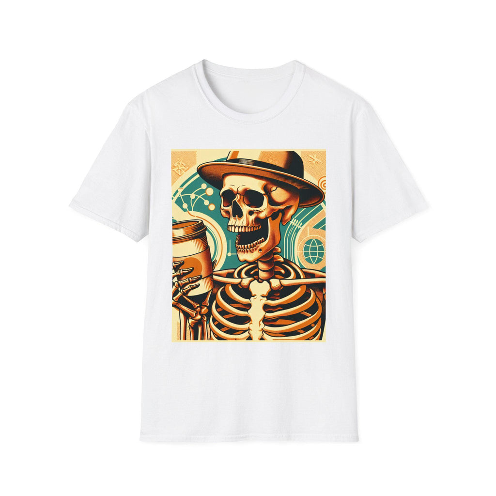 Fun spooky and scary Halloween t-shirt coffee to go
