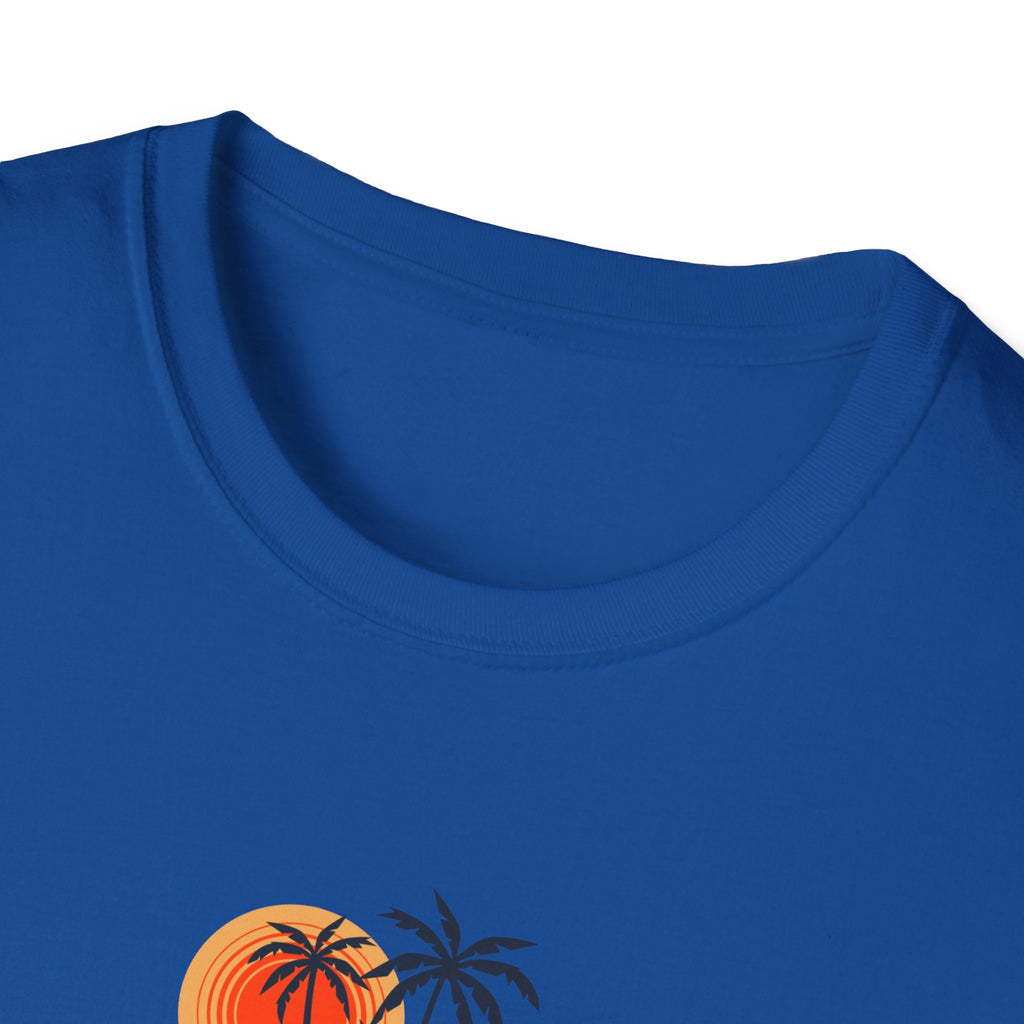 Coffee Sunrise Beach Happy Unisex Softstyle T-Shirt