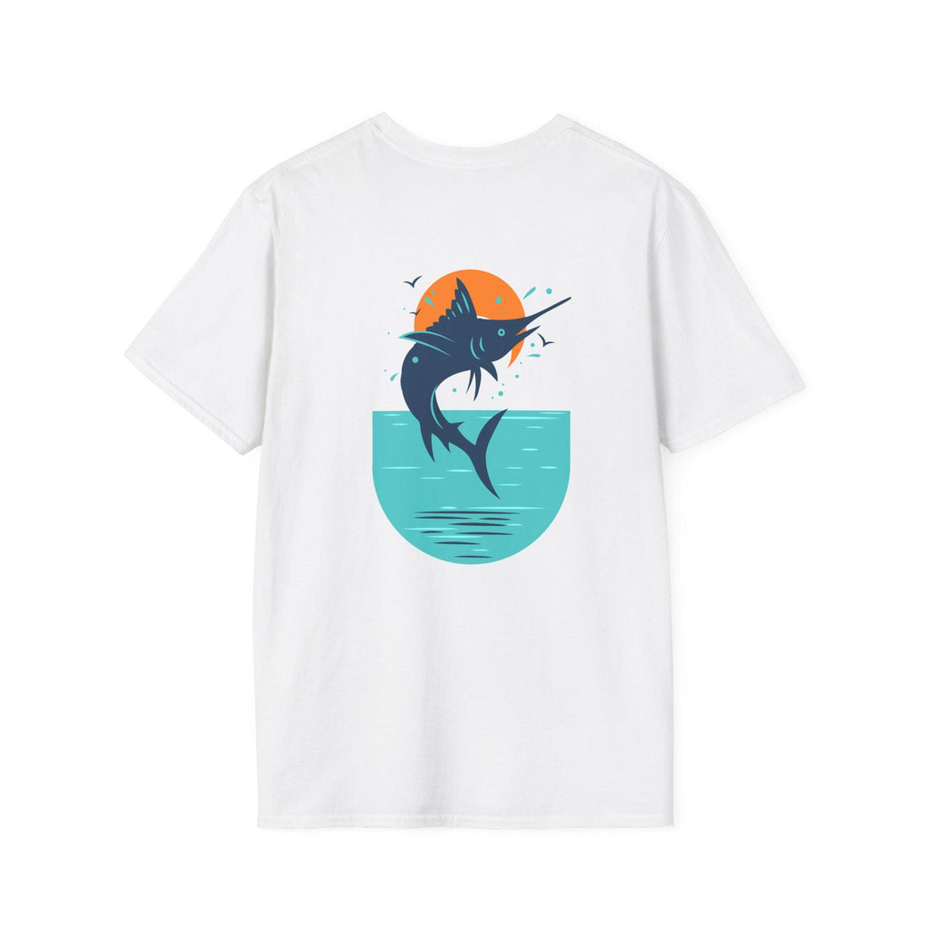 Fishing Adventure Unisex Softstyle T-Shirt - Great for Anglers, Beach Days, Summer Vibes, Gifts for Him/Her, Ocean Enthusiasts, Fishing