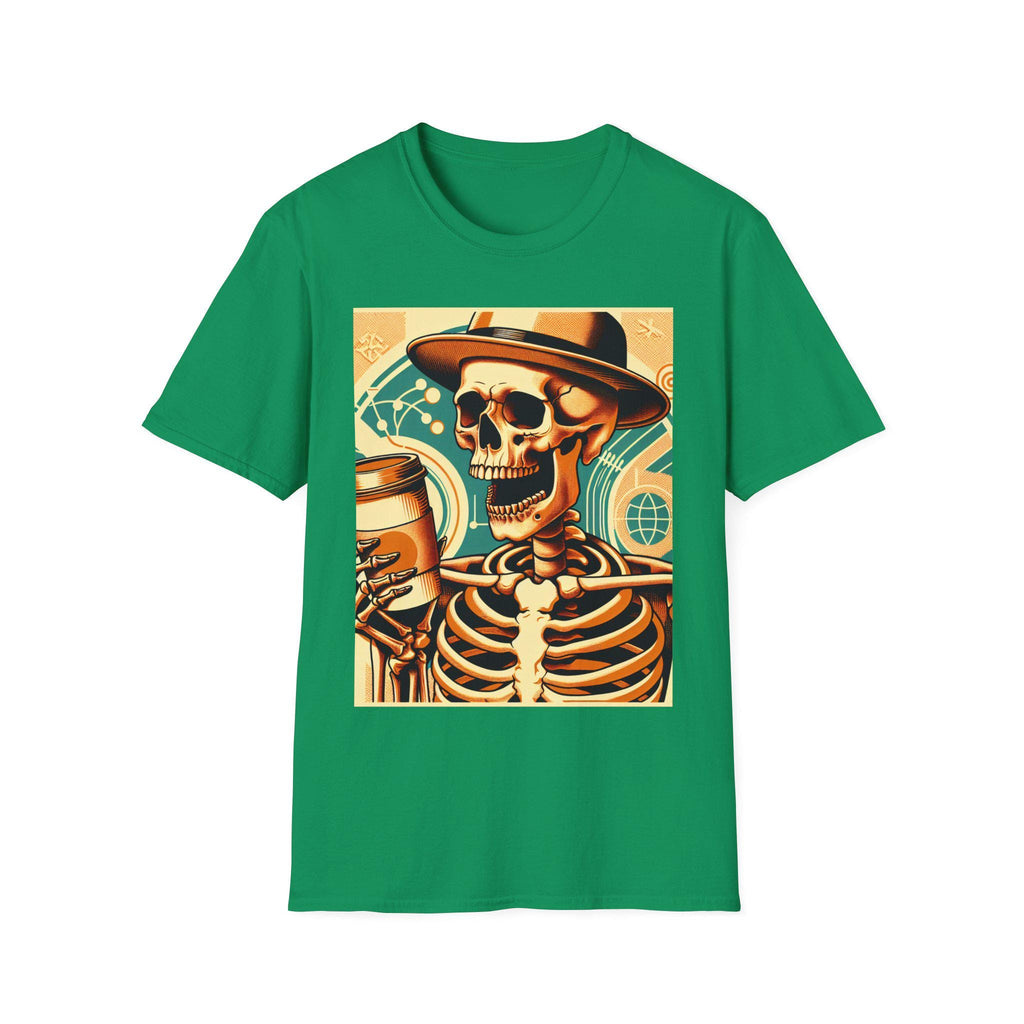 Fun spooky and scary Halloween t-shirt coffee to go