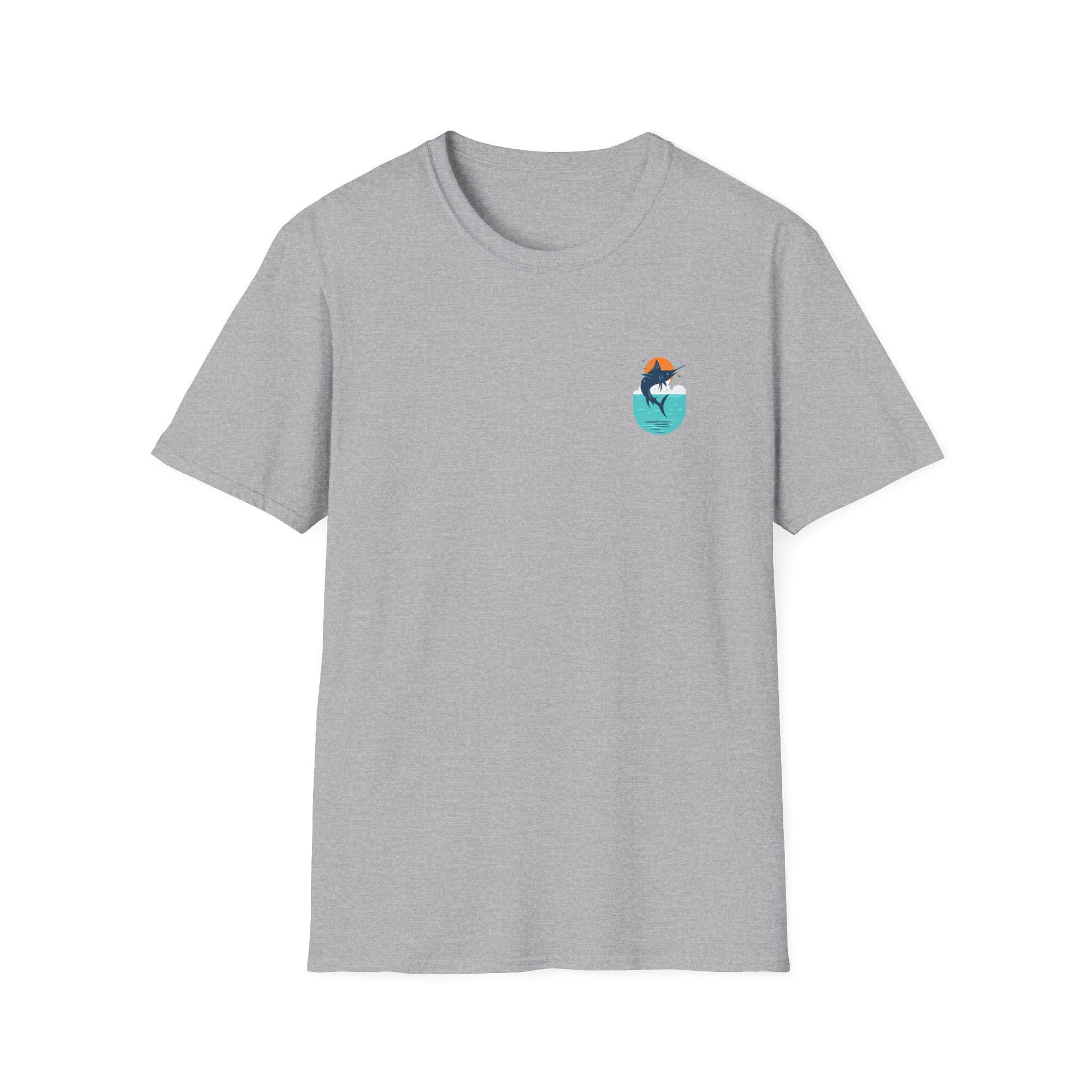 Fishing Adventure Unisex Softstyle T-Shirt - Great for Anglers, Beach Days, Summer Vibes, Gifts for Him/Her, Ocean Enthusiasts, Fishing