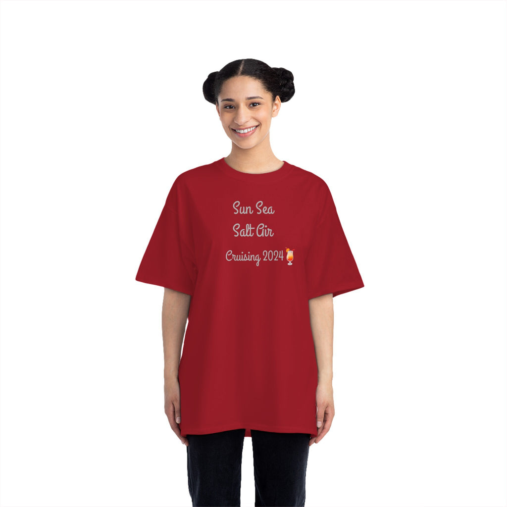 cruise T-Shirt Sun Sea Salt Air Cruising 2024 Beefy-T® Short-Sleeve T-Shirt
