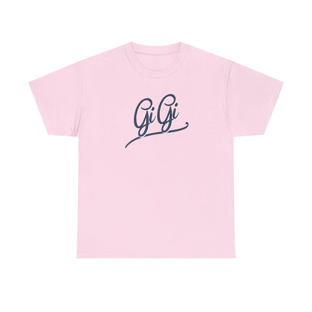 Gi Gi Unisex Heavy Cotton Tee - Casual Comfort, Gift for Friends, Family Reunion, Birthday, Everyday Wear, Comfortable Graphic Tee, Family